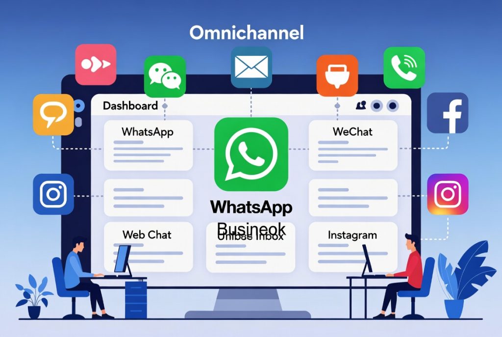 AI Agent untuk WhatsApp, LINE & Media Sosial