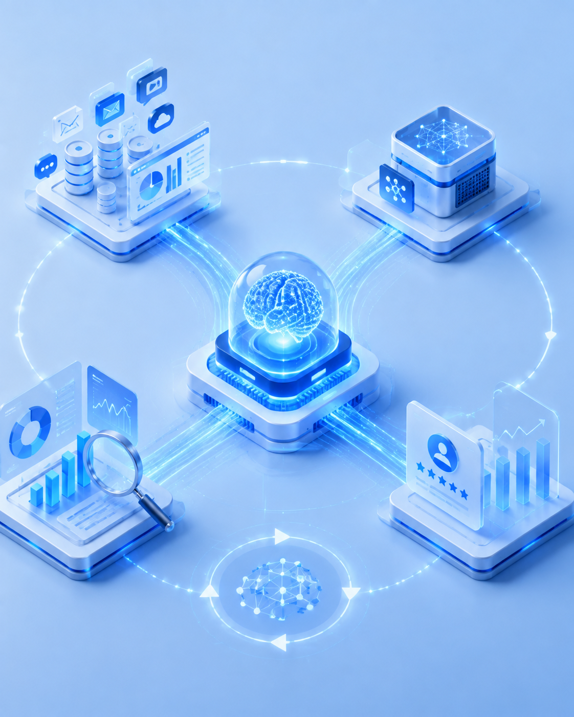 Mesin teknologi inferensi model bahasa besar AI dan big data
