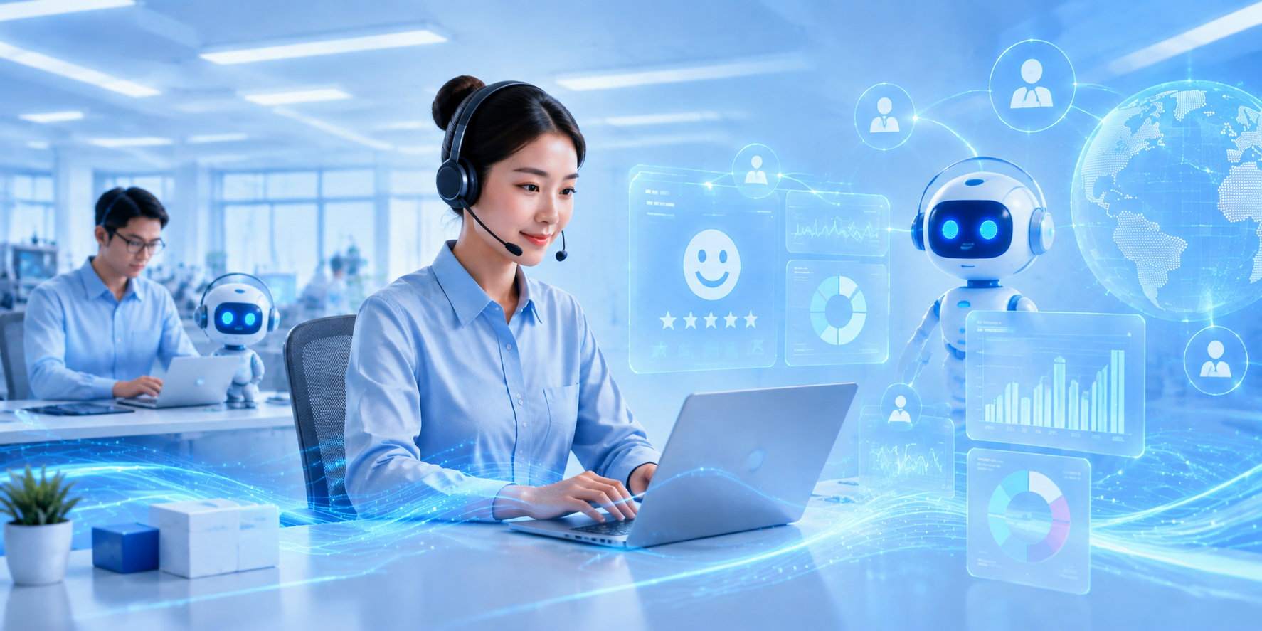 Jaringan inspeksi kualitas layanan pelanggan berbasis AI dan analisis data VOC oleh Udesk