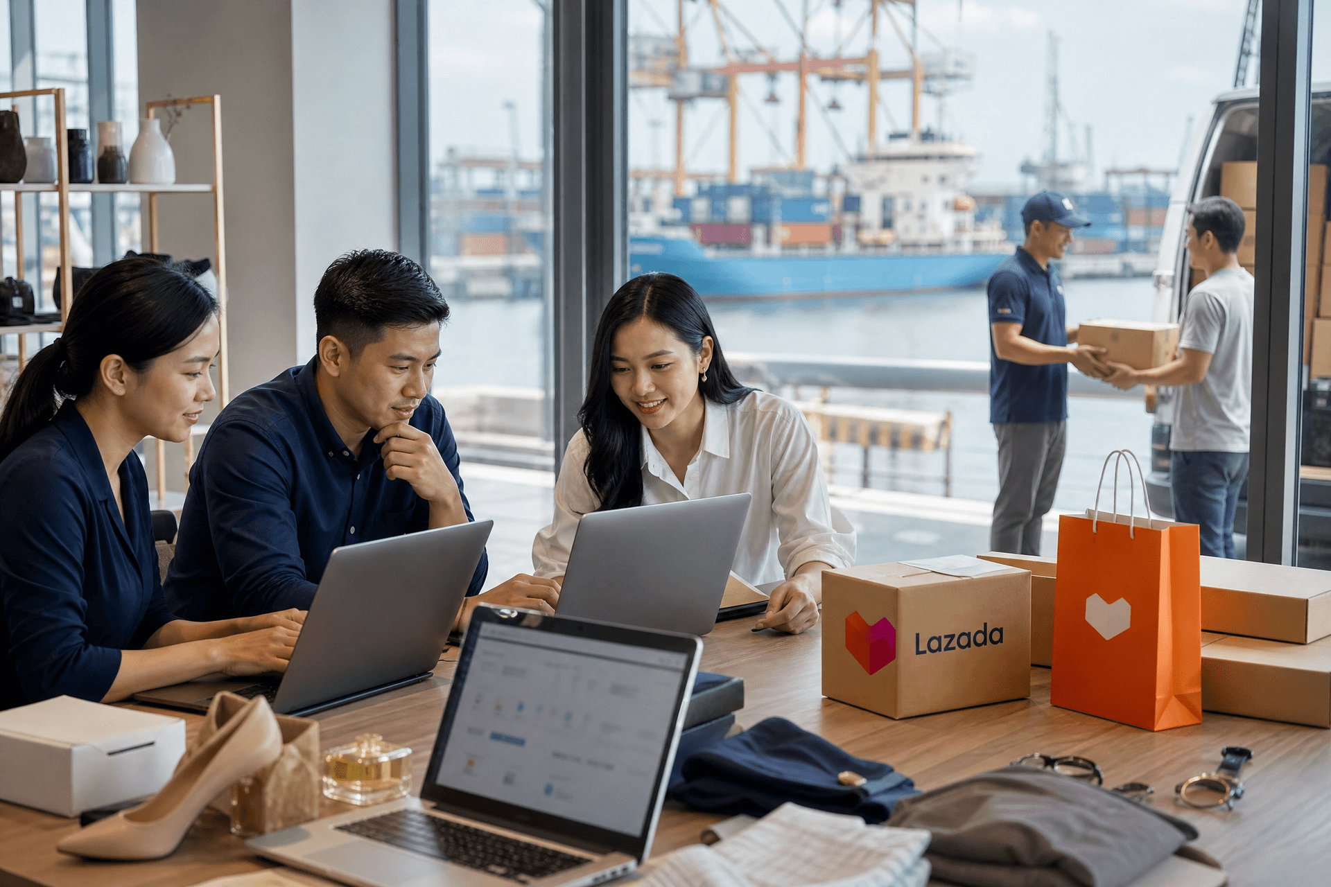 Penjual lintas batas mengelola pertanyaan layanan pelanggan toko Lazada dengan Udesk Lazada Open Platform API