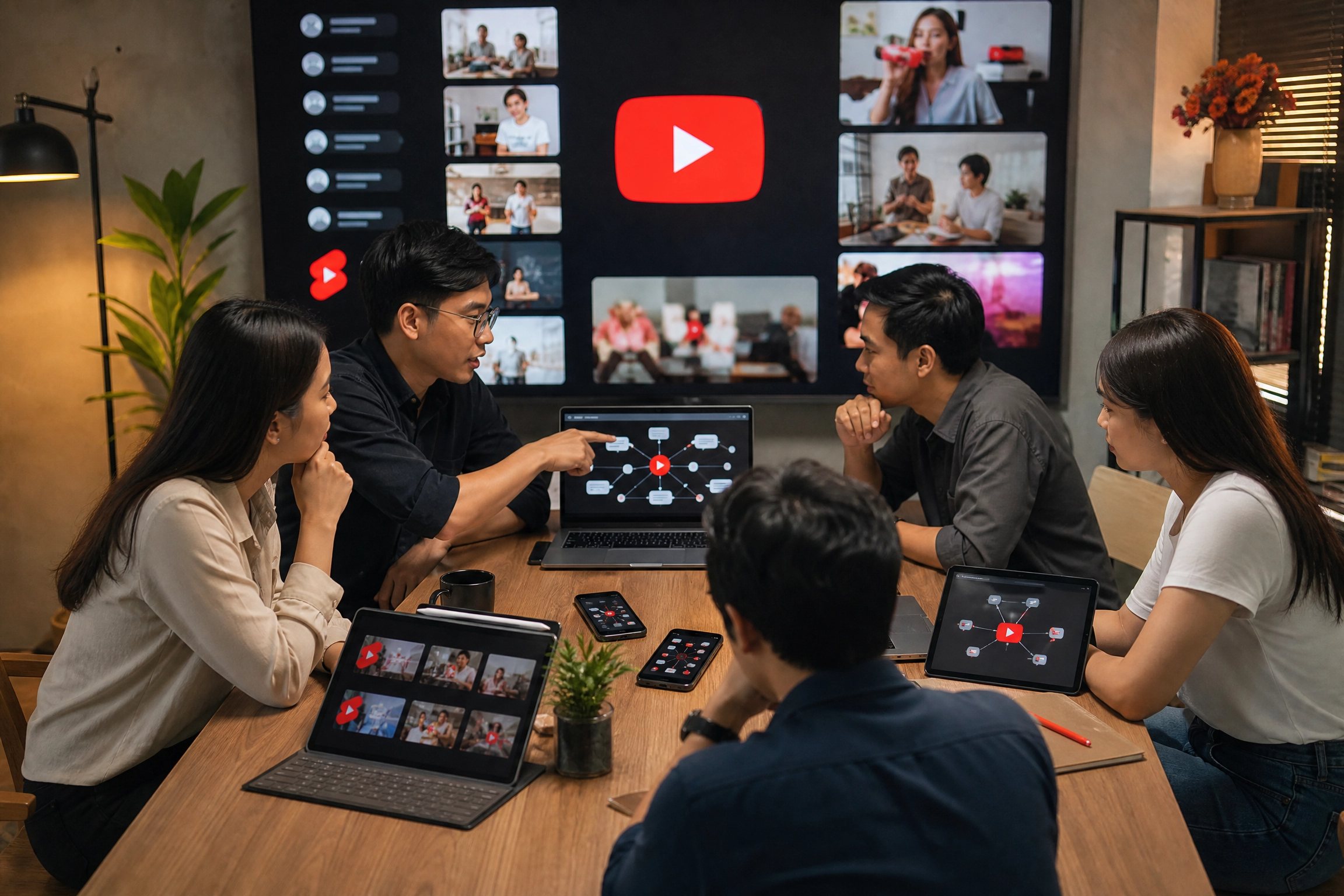 Tim bisnis Indonesia mengelola komentar video dan Shorts YouTube melalui meja kerja Udesk